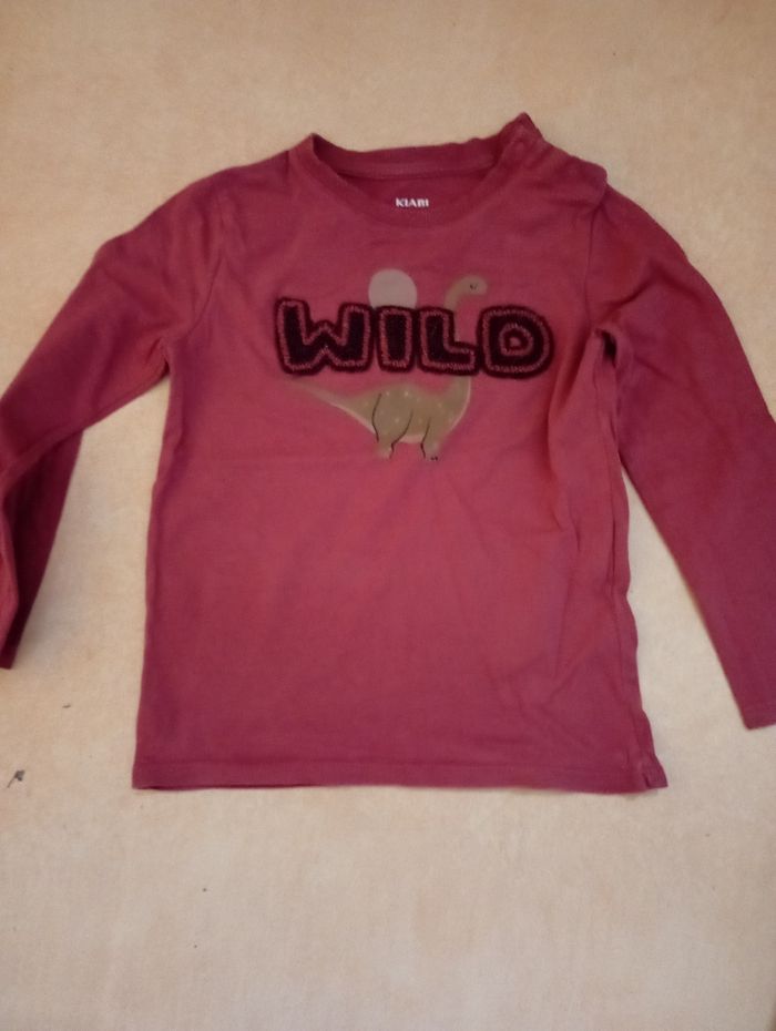 T shirt manches longues dinosaure