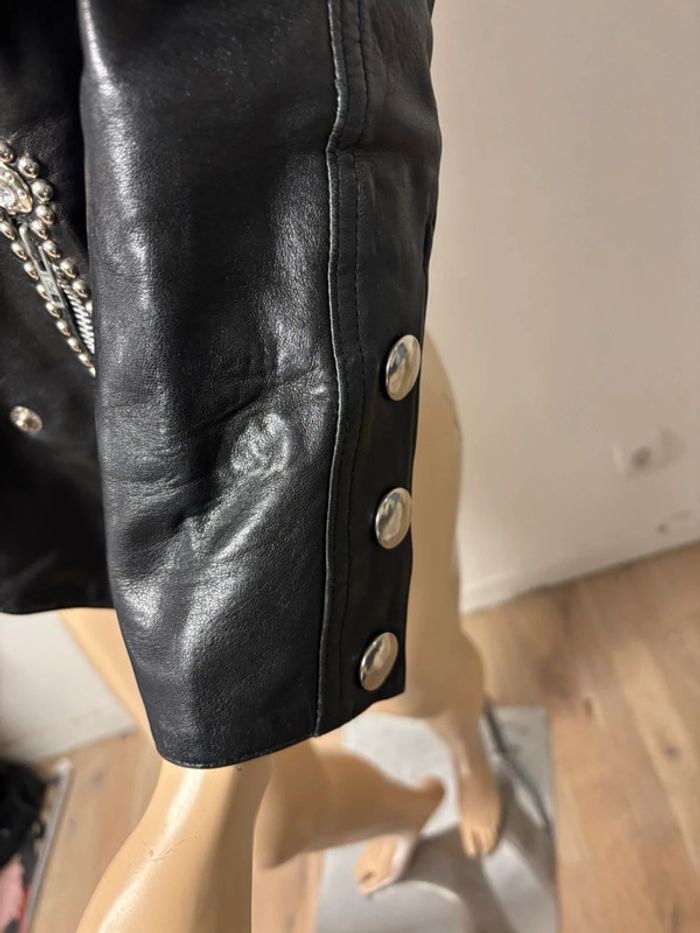 Magnifique perfecto les terribles en cuir fait sur mesure - photo numéro 16
