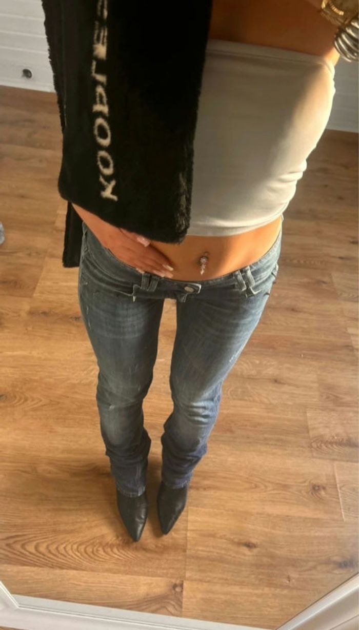 Jean sexy taille basse y2k - photo numéro 2