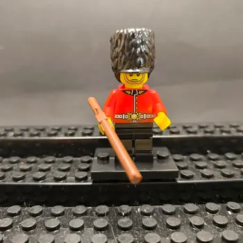 figurine type lego garde reine d'angelterre
