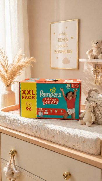 Pack pampaers baby dry pants taille 5