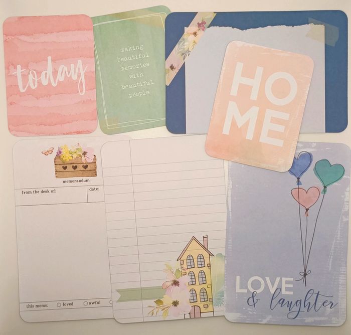 Scrapbooking die cuts cartes project life - photo numéro 6