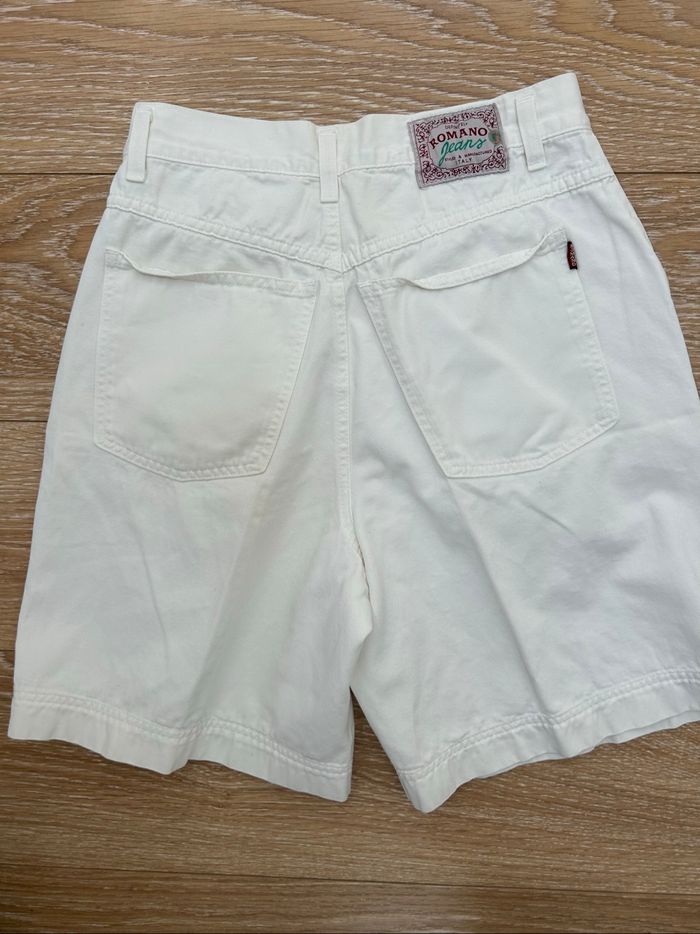Short blanc vintage taille 42 - femme romano italy - photo numéro 4