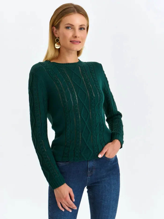 Pull Top Secret vert femme Taille XS Neuf