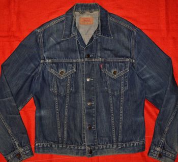 Veste Levi's Trucker Slim Bleu Used Taille XL