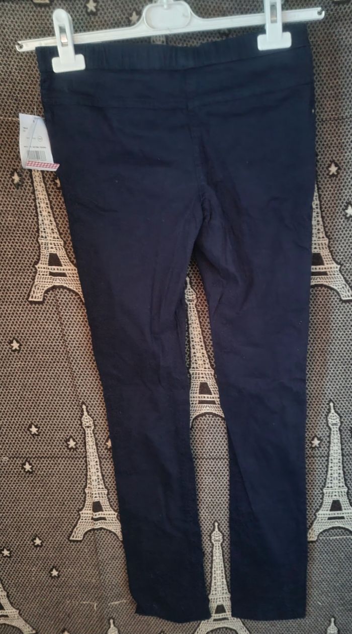 Pantalon marine élastique à la taille Punkidz 14ans neuf - photo numéro 3
