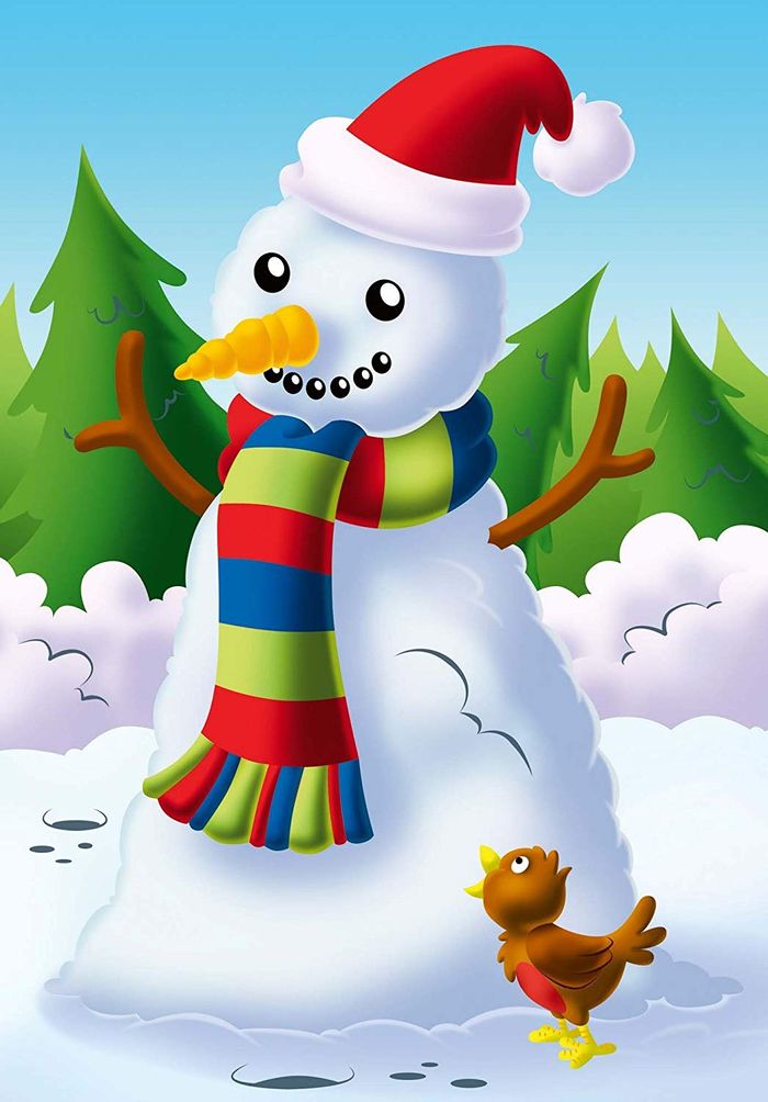 Puzzle Christmas Friends (2,3,4,5pc) Ravensburger 6854 First Version anglaise - photo numéro 2