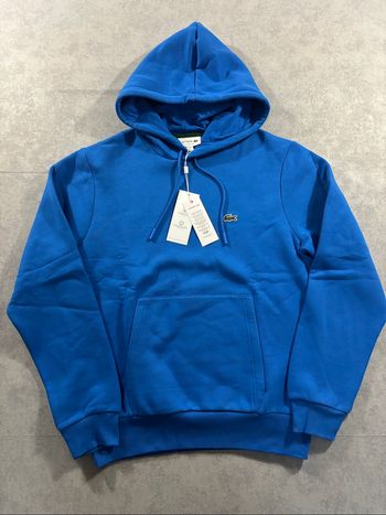 Pull à capuche Lacoste Bleu Taille S Neuf avec étiquette