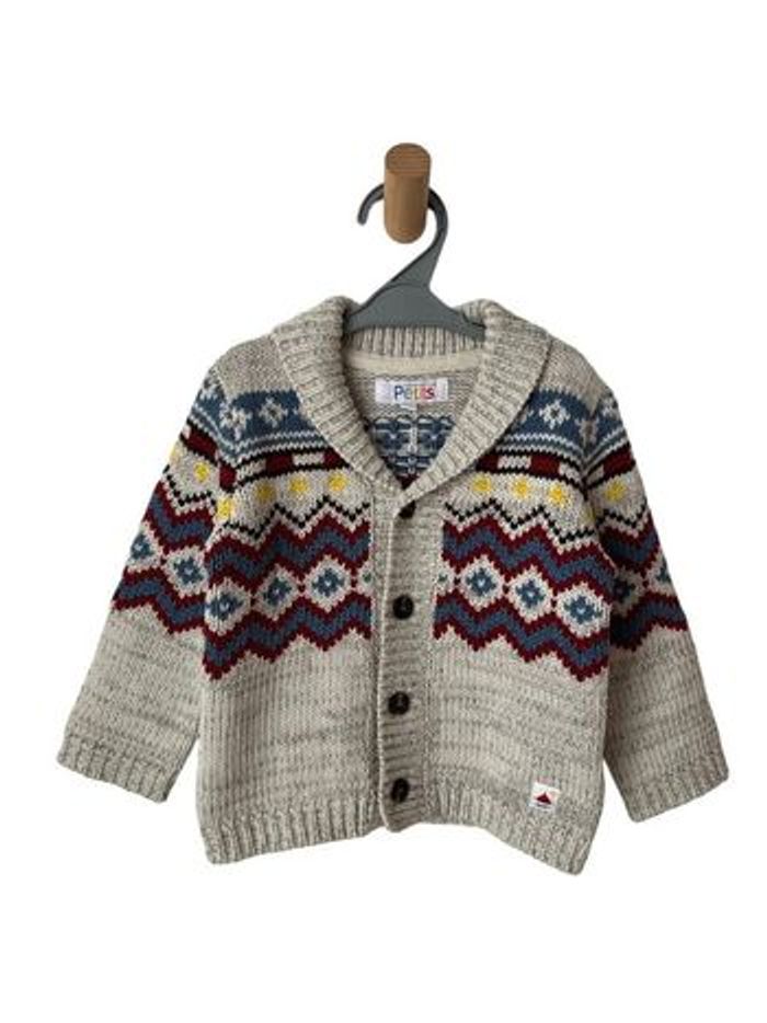 Gilet jacquard -La compagnie des petits 24 mois