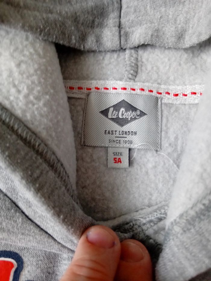 Sweat à capuche 5 ans Lee Cooper - photo numéro 3