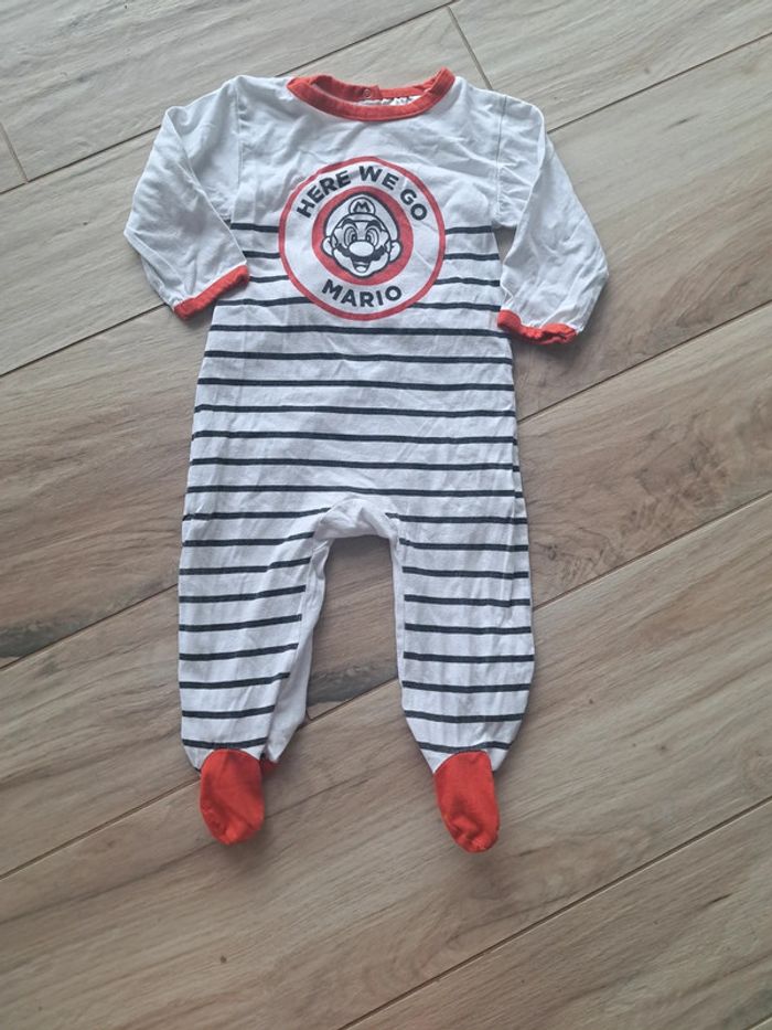 Pyjama fin super Mario 12 mois