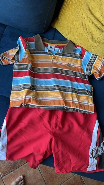 Short polo QuickSilver 14 ans