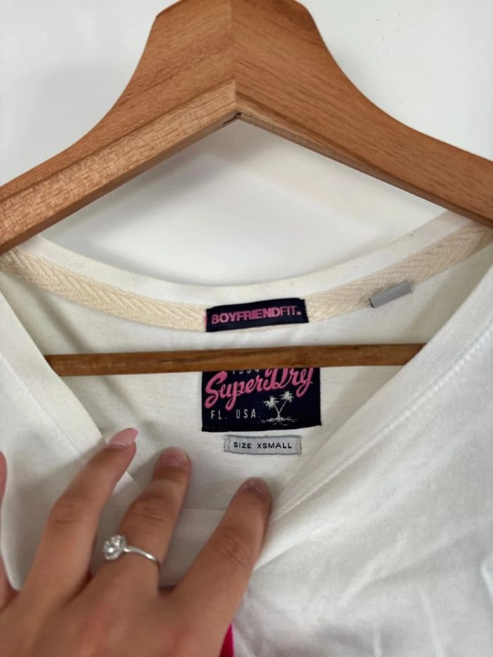 t-shirt superdry miami taille S coupe boyfriend - photo numéro 3