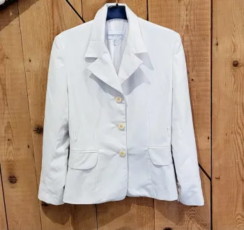 Veste blazer blanc femme SportStaff T42 élégante chic vintage Très bon état