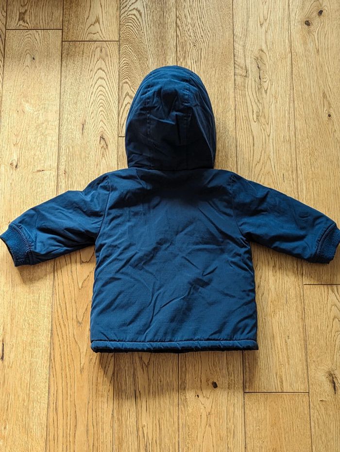 Manteau fourré DPAM 💙 9 mois - photo numéro 2