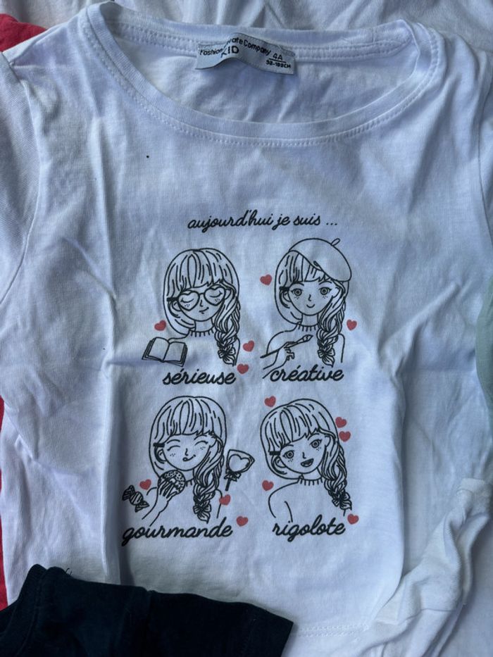 Lot de t- shirt fille - photo numéro 5