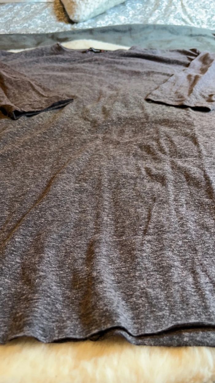 Tee shirt manches 3/4 bershka - photo numéro 4