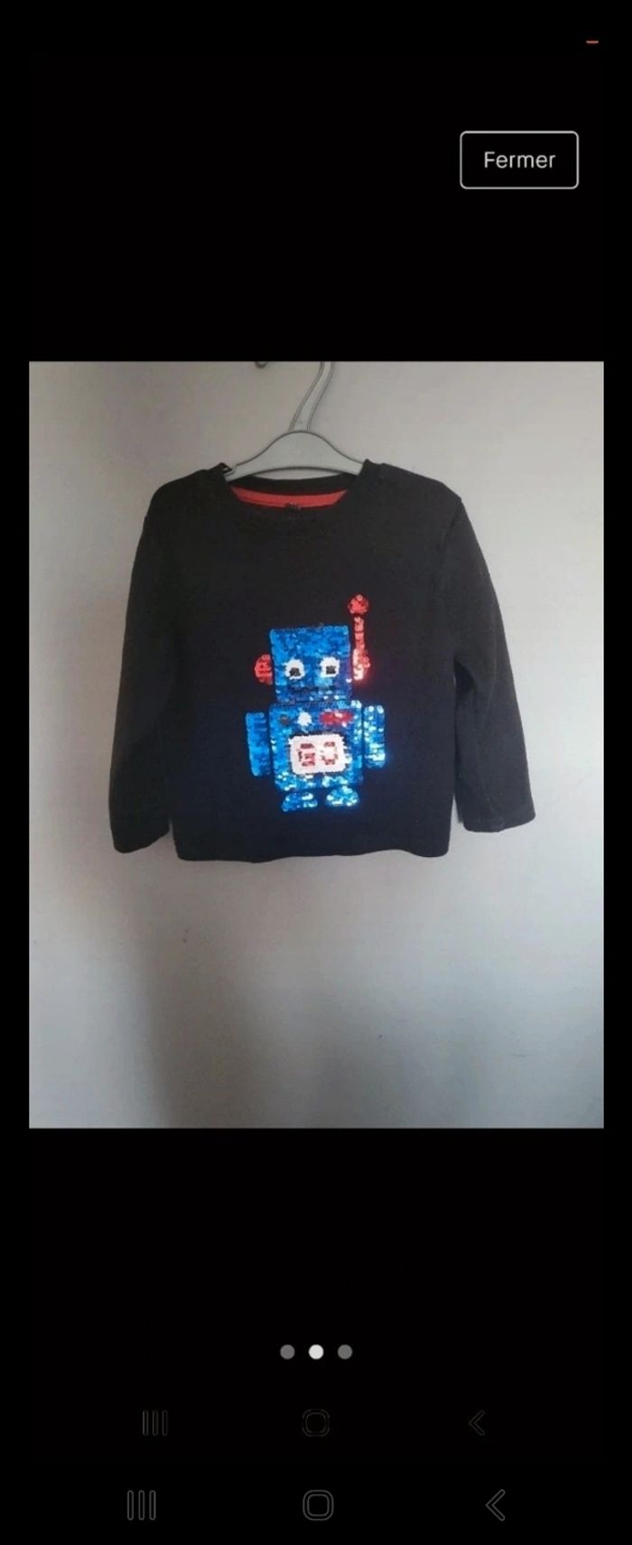 T-shirt manches longues garçon 3 ans - photo numéro 2