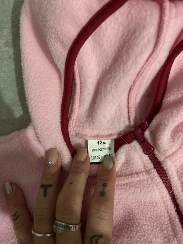 Polaire rose 12 mois - photo numéro 3