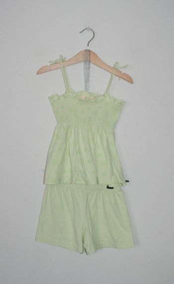 Pyjashort vert clair Petite penderie de Nuit 5 ans