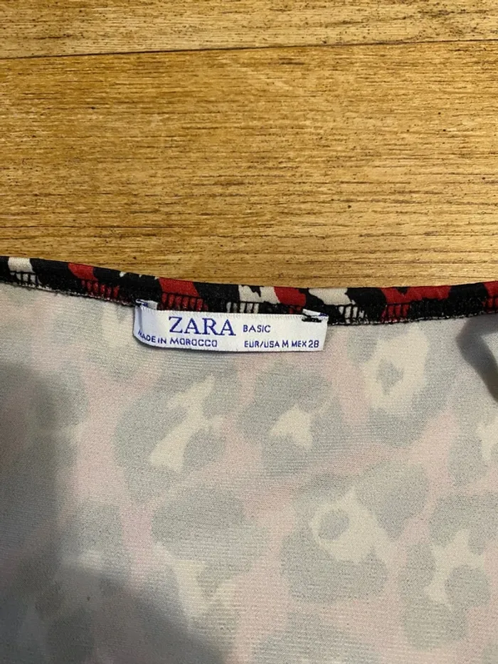 Robe longue léopard Zara - photo numéro 3