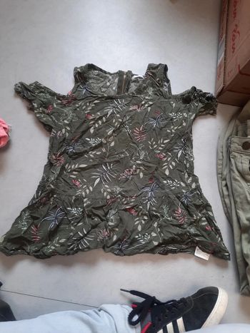 Haut fluide manche courte