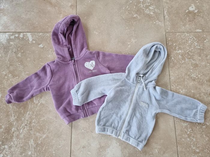 Lot vestes à capuche