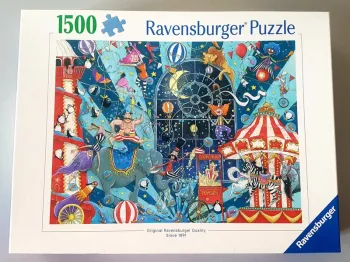 Puzzle 1500 pièces "LE CIRQUE" complet