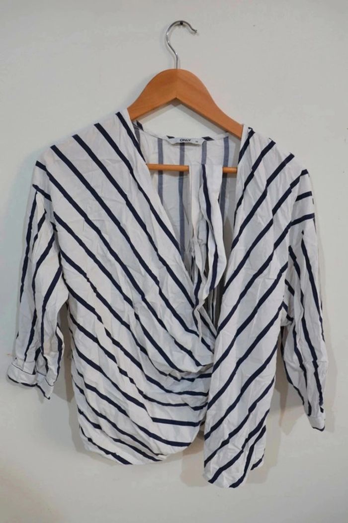 C43 blouse cardigan rayé Only 38
