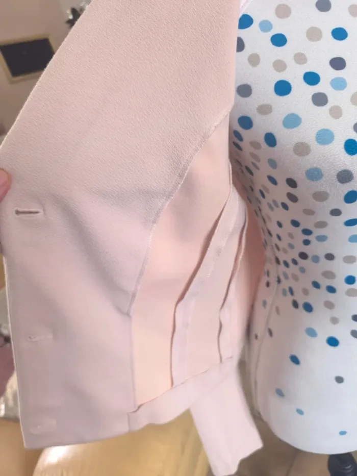 Magnifique veste blazer rose poudré - photo numéro 10