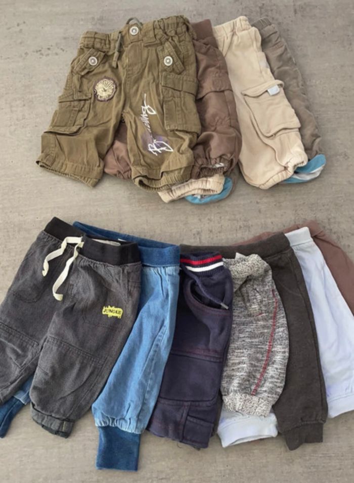 Lot de pantalons en 3 mois