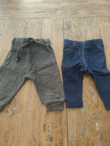Lot de 2 pantalons Kiabi 3 mois