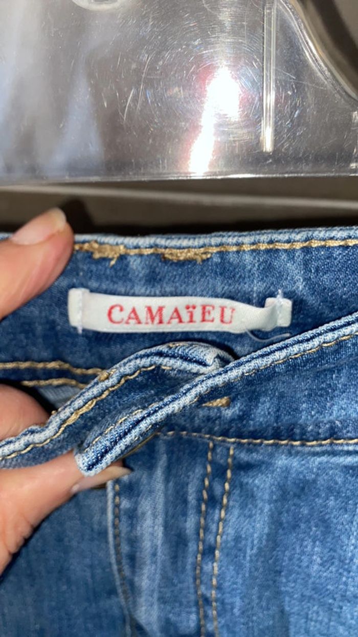 Jupe en Jeans Camaïeu Taille 36 - photo numéro 3