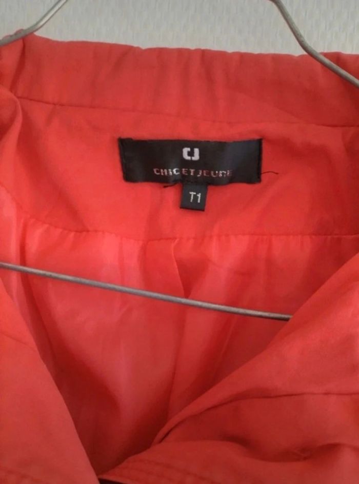 Trench rouge taille 1 - photo numéro 5