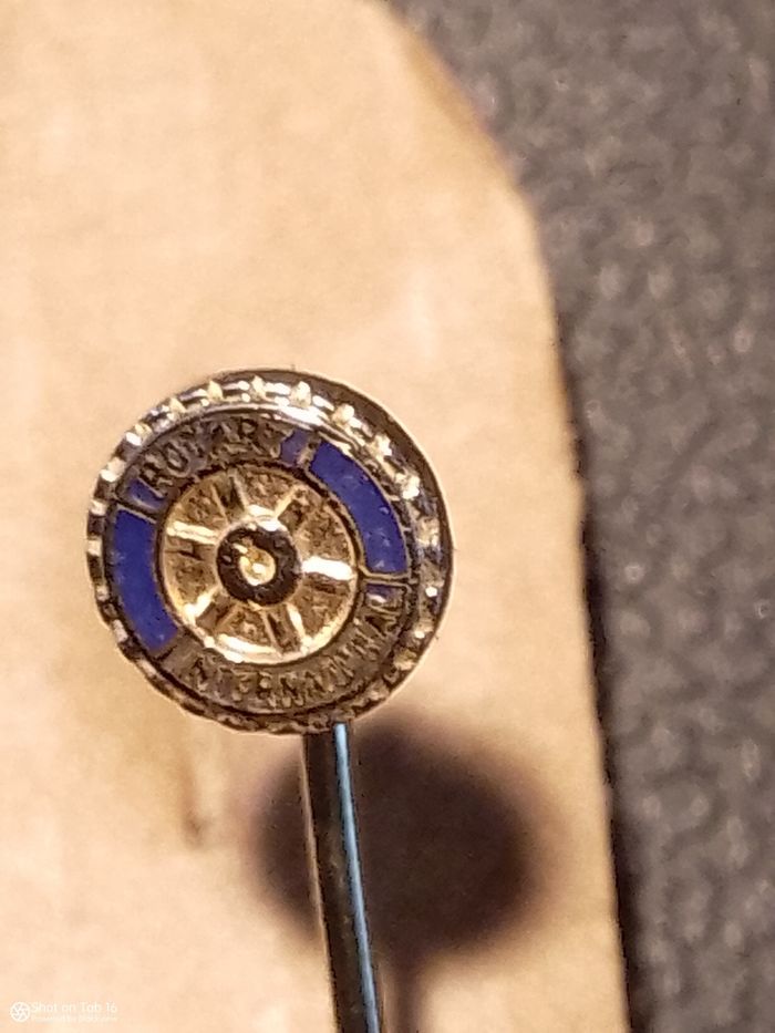 Ancienne Épingle pour veste du président Rotary - photo numéro 2