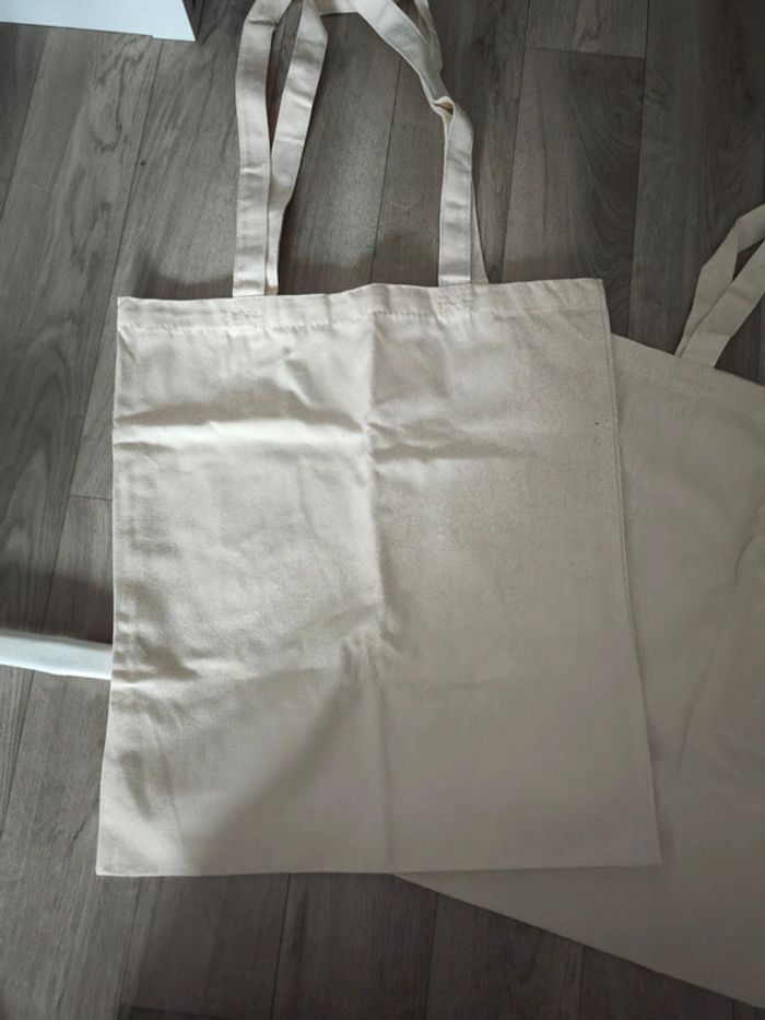 Lot de deux sac en toile - photo numéro 2