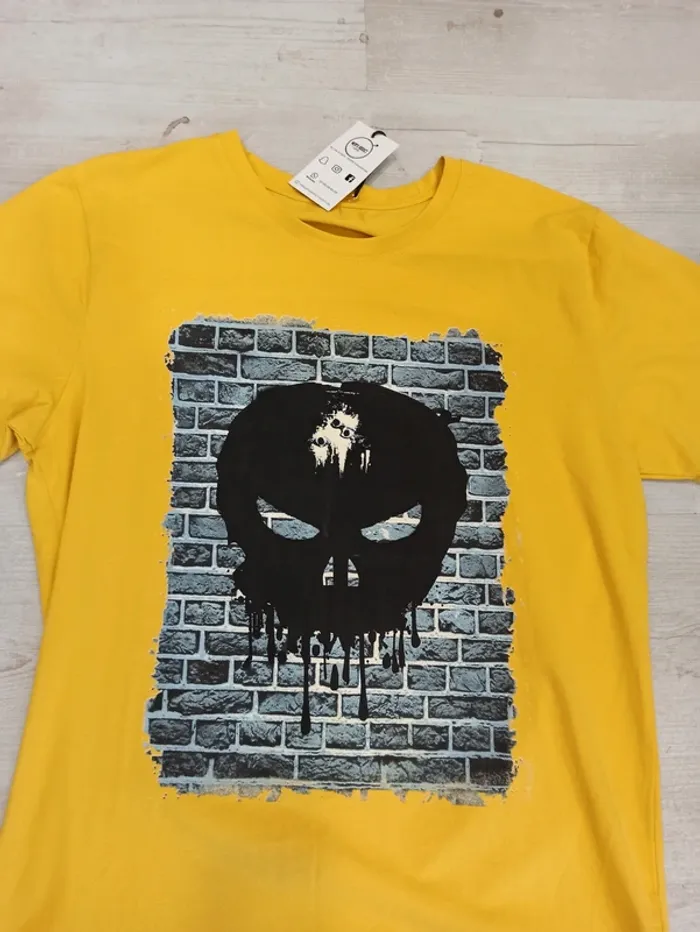 Tee shirt jaune homme xl - photo numéro 2