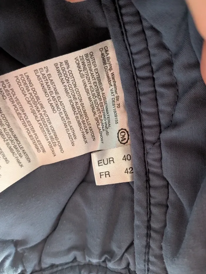 Veste matelassée bleue - photo numéro 4
