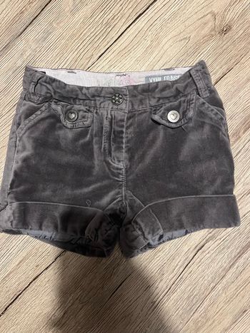 Short velours 