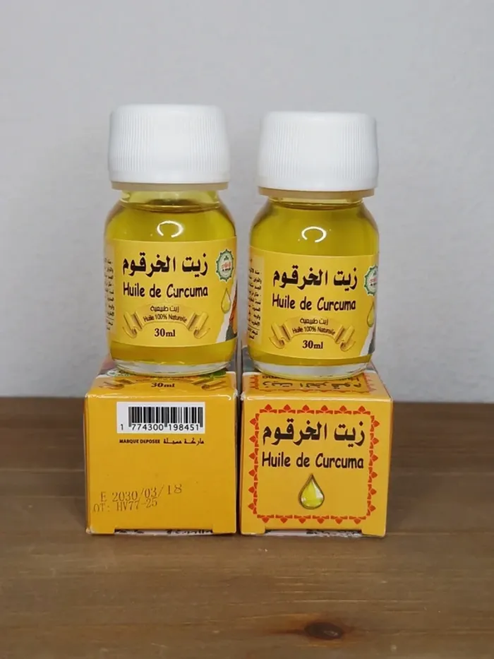 2 huiles de curcuma 100% naturelle - 2x30ml - photo numéro 2