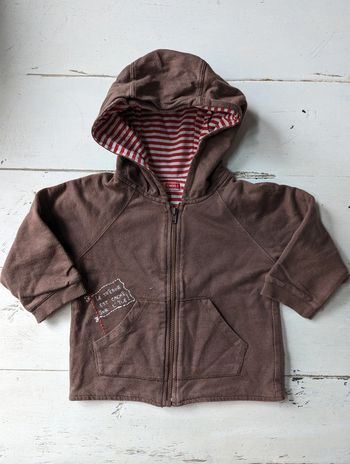 Sweat zippé DPAM 18 mois