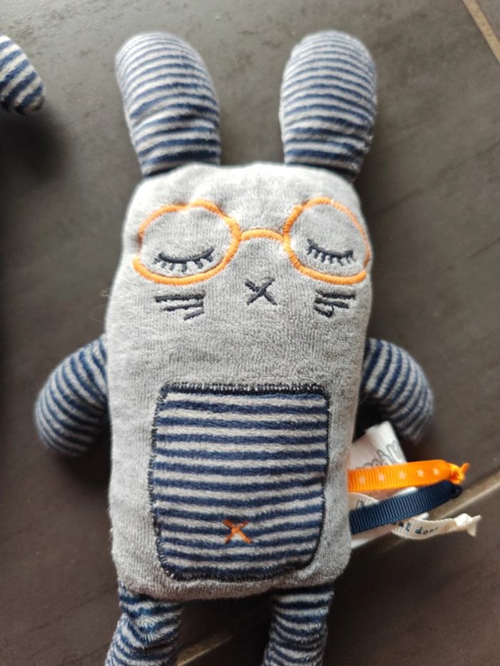 2 doudous lapin tao - photo numéro 3