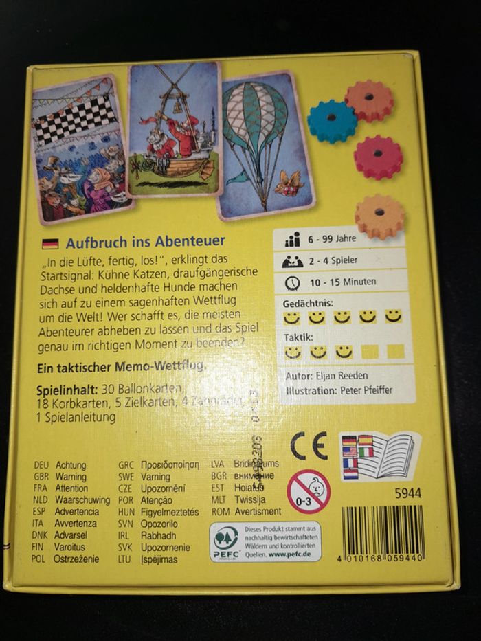 petit jeu haba - aventure en montgolfière - photo numéro 4