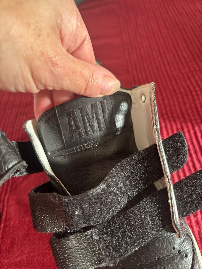 Baskets AMI cuir 39 excellent état # - photo numéro 7