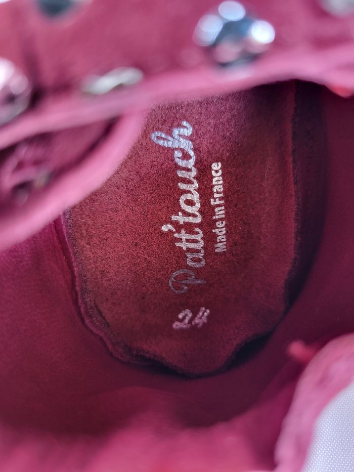 Chaussures bébés en cuir Point 24 Made in France 🇨🇵 - photo numéro 4