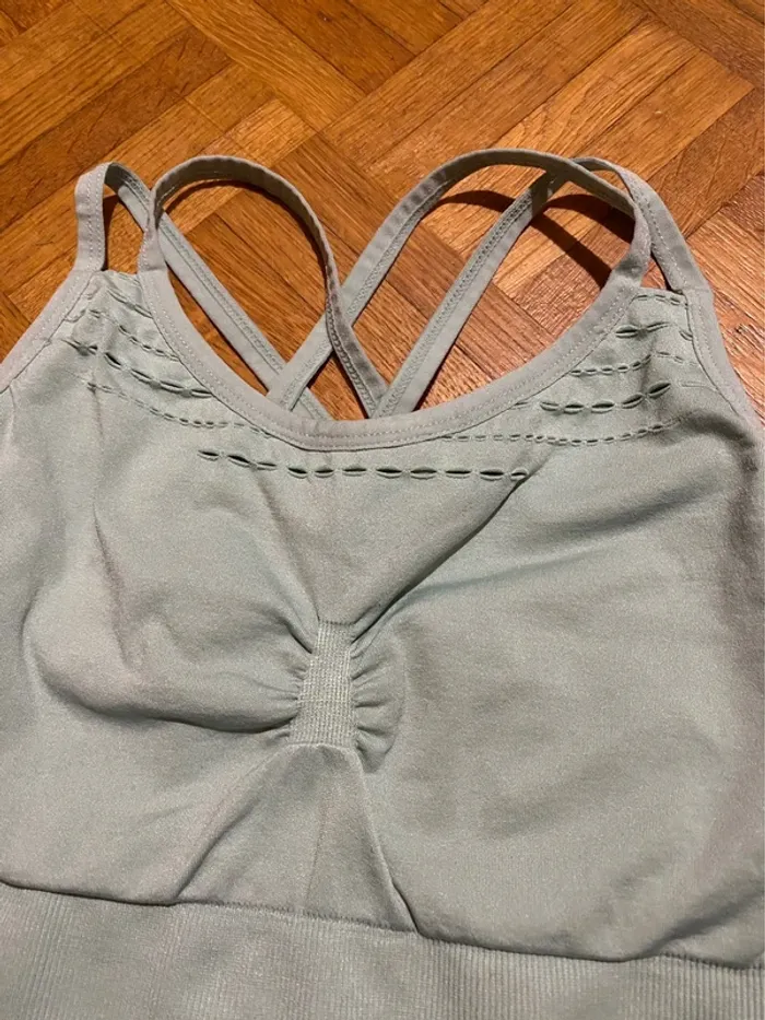 Brassière de sport bleue - photo numéro 3