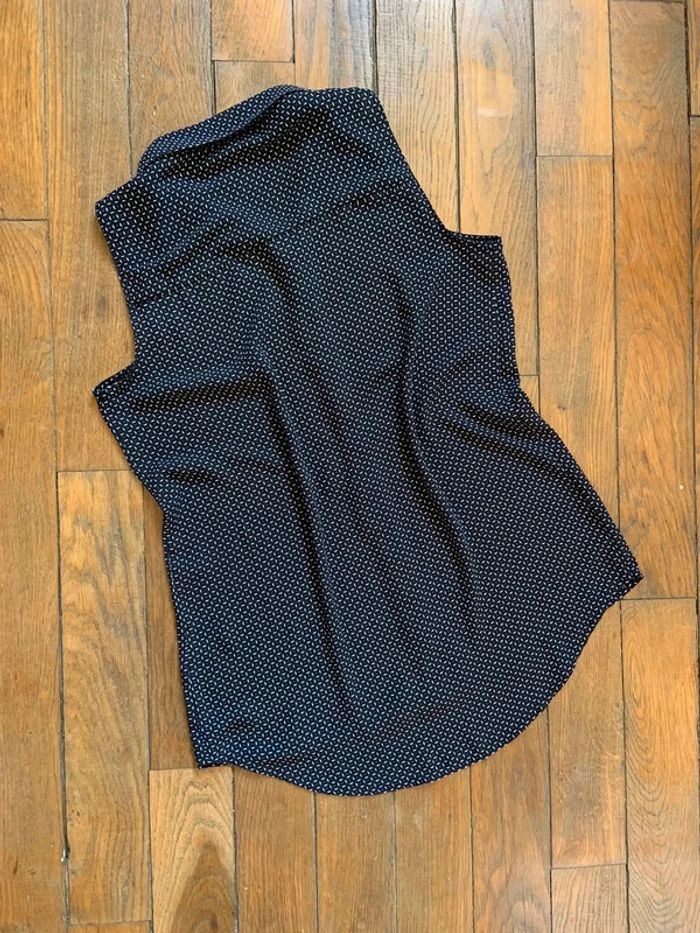 Blouse été noir et blanc La Halle taille 36 s - photo numéro 4