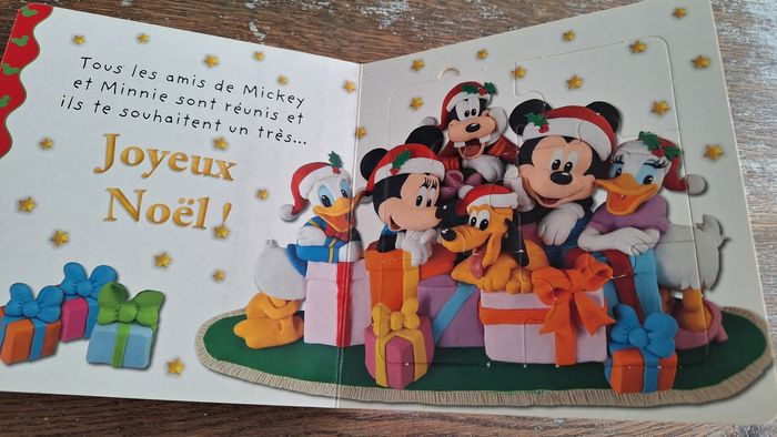 Livre Puzzles Mickey fête Noël - photo numéro 4