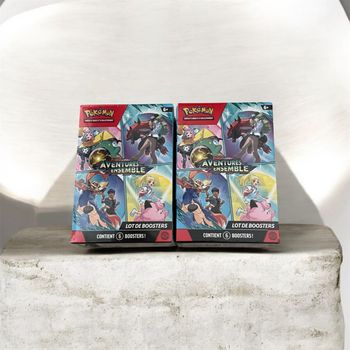 LOT DE BOOSTERS POKÉMON ÉCARLATE & VIOLET – AVENTURES ENSEMBLE
