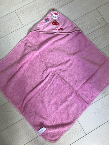 Cape de bain carré blanc